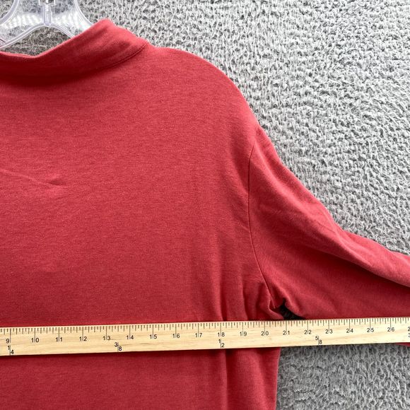 Peter Millar Sweater M Red Golf 1/4 Zip Seaside Mock Neck Pullover Utah Jazz Men - Picture 9 of 11